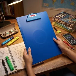 Plastic Clip Board – Durable A4 Size with Secure Grip for Writing