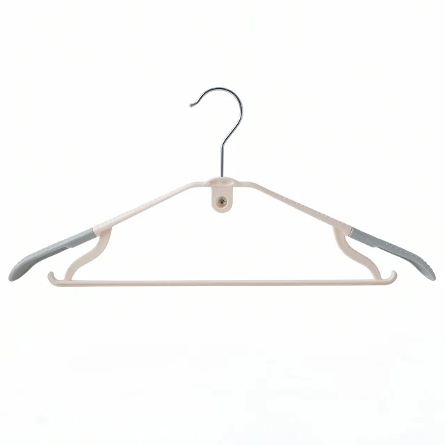 Plastic Clothes Hangers Set – Space-Saving & Non-Slip Design