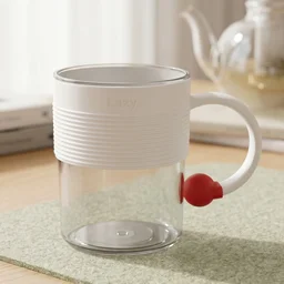 Plastic Coffee Mug – Unbreakable with Ring Handle Anti-Slip Grip