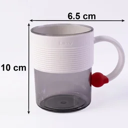 Plastic Coffee Mug – Unbreakable with Ring Handle Anti-Slip Grip