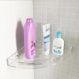 Plastic Corner Shelf Set – 3 Pcs Wall Mounted | Bathora