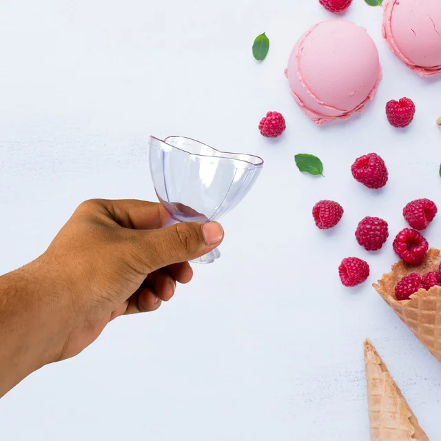 Plastic Dessert Bowl Set – 6-Piece Reusable | VoltDesk