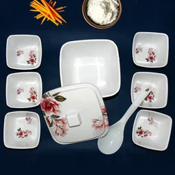 Plastic Dinner Set – 9-Piece Lightweight & Durable | Hector