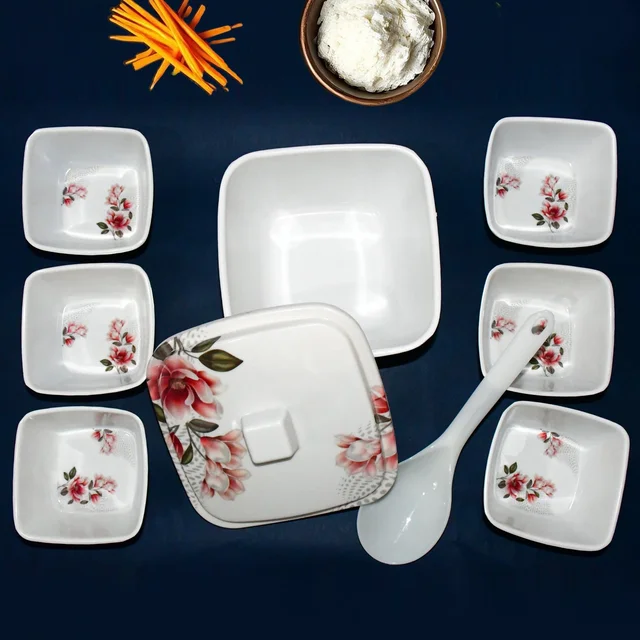 Plastic Dinner Set – 9-Piece Lightweight & Durable | Hector