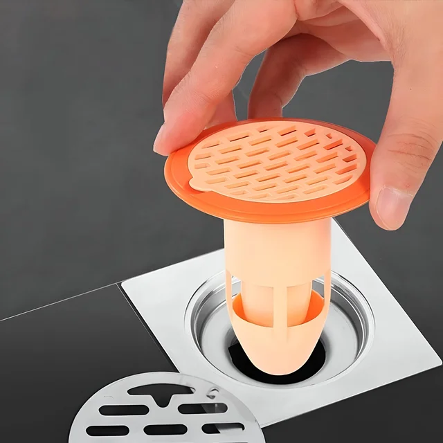 Plastic Drain Strainer – Efficient Hair Catcher for Bathroom & Kitchen