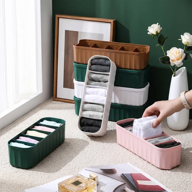Plastic Drawer Organizer Tray – Keeps Socks & Underwear Neat