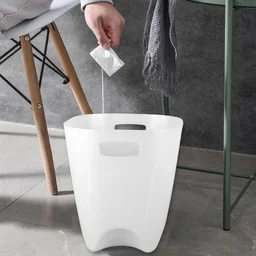 Plastic Dustbin Set – Compact Square for Home & Office (4 Pc)