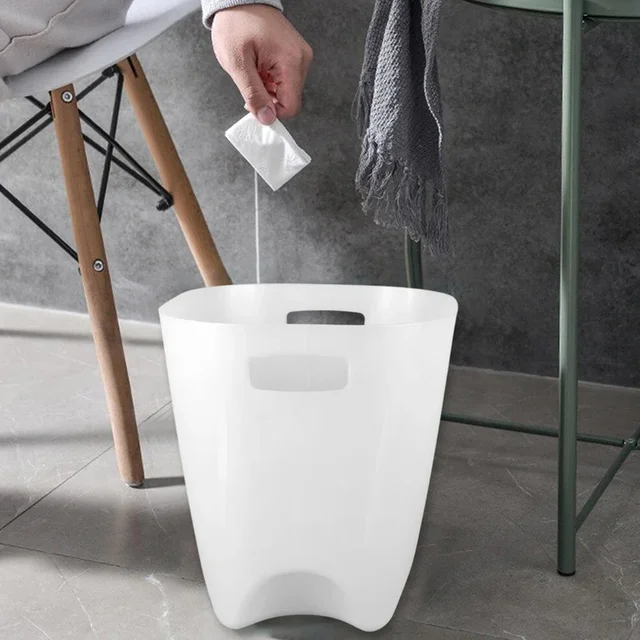 Plastic Dustbin Set – Compact Square for Home & Office (4 Pc)