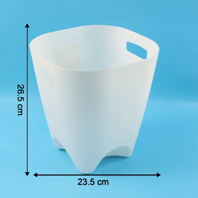Plastic Dustbin Set – Compact Square for Home & Office (4 Pc)