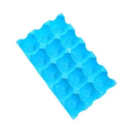 Plastic Egg Trays – 15-Cavity Stackable Storage (4 Pc) | Organivo