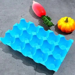 Plastic Egg Trays – 15-Cavity Stackable Storage (4 Pc) | Organivo