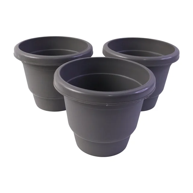 Plastic Flower Pot Planter Set – Ideal for Indoor & Outdoor Gardens