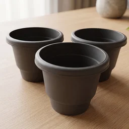 Plastic Flower Pot Planter Set – Ideal for Indoor & Outdoor Gardens