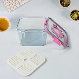 Plastic Food Storage Container – Clear, Airtight 1400ML | Lunchie Bunchie