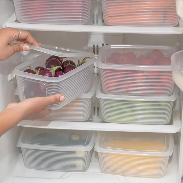 Plastic Food Storage Containers – 6-Piece Airtight Set for Kitchen