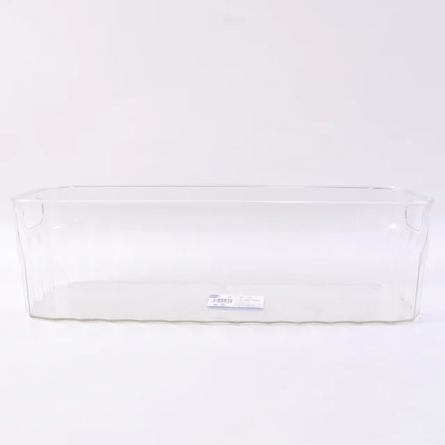 Plastic Fridge Organizer Basket – Clear Storage Solution for Kitchen