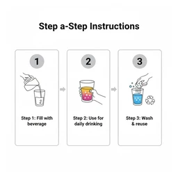 Plastic Glass Set – Durable 6-Piece Drinkware for Daily Use