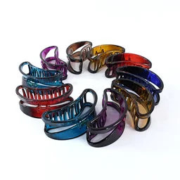 Plastic Hair Clamp Grip – Durable Matte Finish Barrette