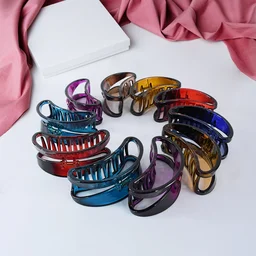 Plastic Hair Clamp Grip – Durable Matte Finish Barrette