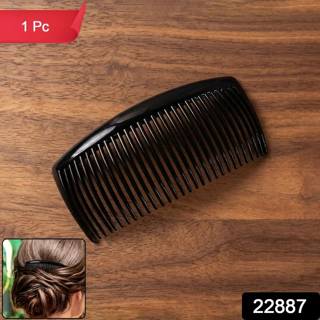 Plastic Hair Styling Side Comb – Firm Grip for Updos & Buns