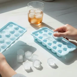 Plastic Ice Cube Tray – Multiple Ice Cubes for Quick Freezing
