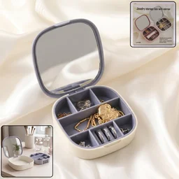 Plastic Jewelry Storage Box – Compact & Travel-Friendly Organizer