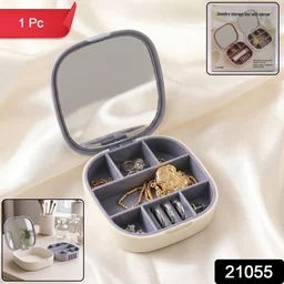 Plastic Jewelry Storage Box – Compact & Travel-Friendly Organizer