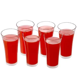 Plastic Juicy Glasses Set – 300ml Unbreakable | Serve Stellar