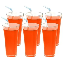 Plastic Juicy Glasses Set – 300ml Unbreakable | Serve Stellar
