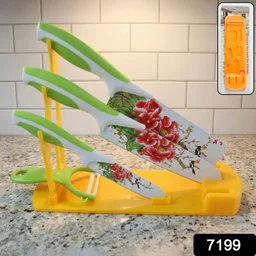 Plastic Kitchen Knife Stand – Durable & Space-Saving | CookAura