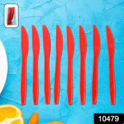 Plastic Knives – Durable Reusable Cutlery Pack of 8