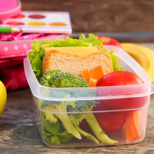 Plastic Lunch Box Set – 3-Piece Square Storage | Konvex
