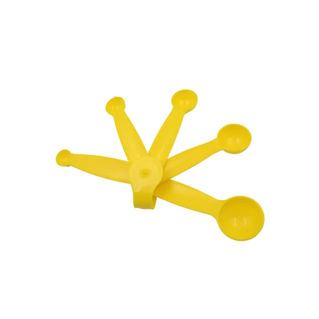 Plastic Measuring Spoons Set – 5 Pcs for Baking & Cooking | Bake & Dwell