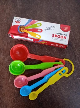 Plastic Measuring Spoons Set – 5 Pcs for Baking & Cooking | Bake & Dwell