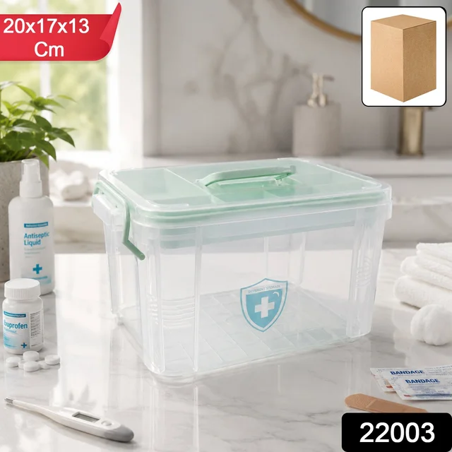 Plastic Medicine Storage Box – Secure Locking & Portable Design