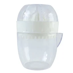 Plastic Mini Manual Citrus Lemon Orange Squeezer with Cup (1 Pc)