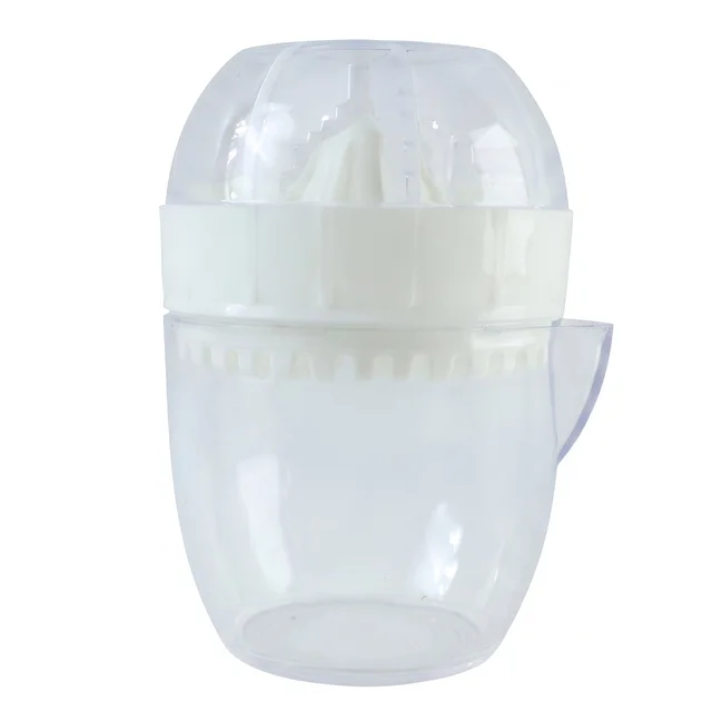 Plastic Mini Manual Citrus Lemon Orange Squeezer with Cup (1 Pc)