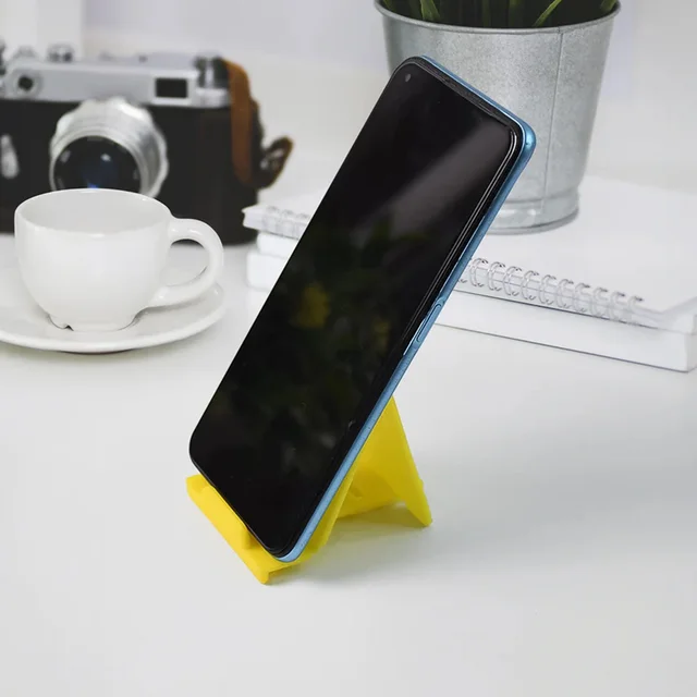 Plastic Mobile Phone Stand – Adjustable Foldable 6-Piece Set