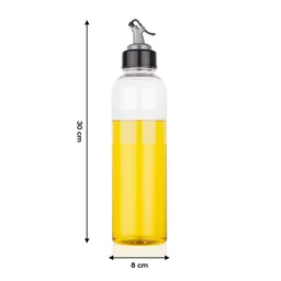 Plastic Oil Dispenser – 1 Litre Transparent Bottle | Vastate