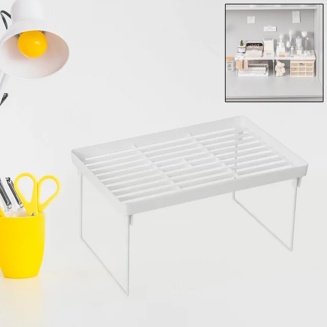 Plastic Organizer Storage Rack – Foldable & Rust-Proof Design