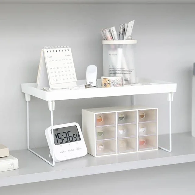 Plastic Organizer Storage Rack – Foldable & Rust-Proof Design