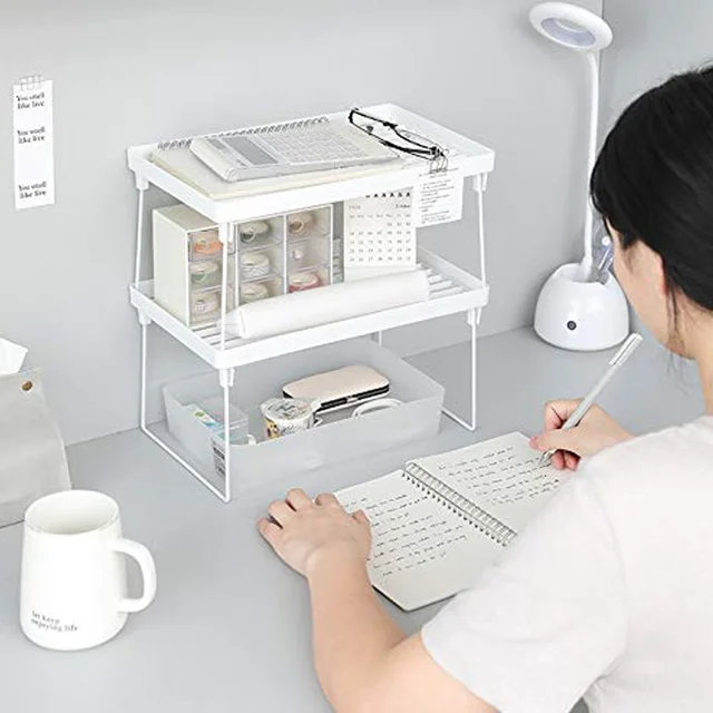 Plastic Organizer Storage Rack – Foldable & Rust-Proof Design