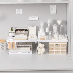Plastic Organizer Storage Rack – Foldable & Rust-Proof Design
