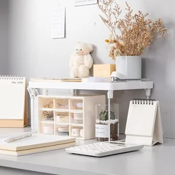 Plastic Organizer Storage Rack – Foldable & Rust-Proof Design