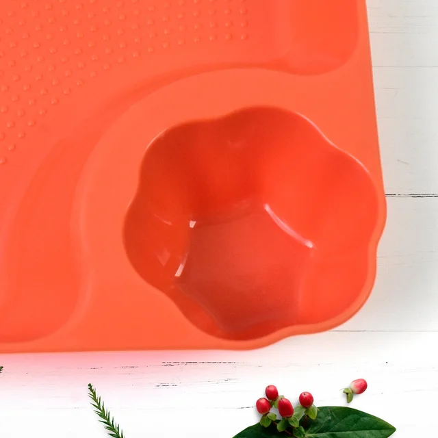 Plastic Plates with Dipping Saucer – Perfect for Snacks & Party Serveware