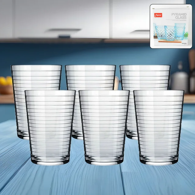 Plastic Ringo Glass – Durable 300ml Crystal-Clear Tumbler