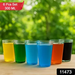 Plastic Ringo Glass – Durable 300ml Crystal-Clear Tumbler