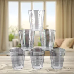 Plastic Ringo Glass – Durable 300ml Crystal-Clear Tumbler
