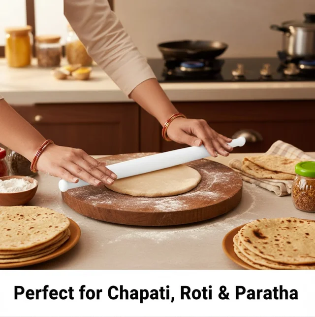 Plastic Rolling Pin – Smooth Chapati Making | ChefArmor