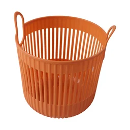 Plastic Round Storage Basket – Durable and Portable Organizer